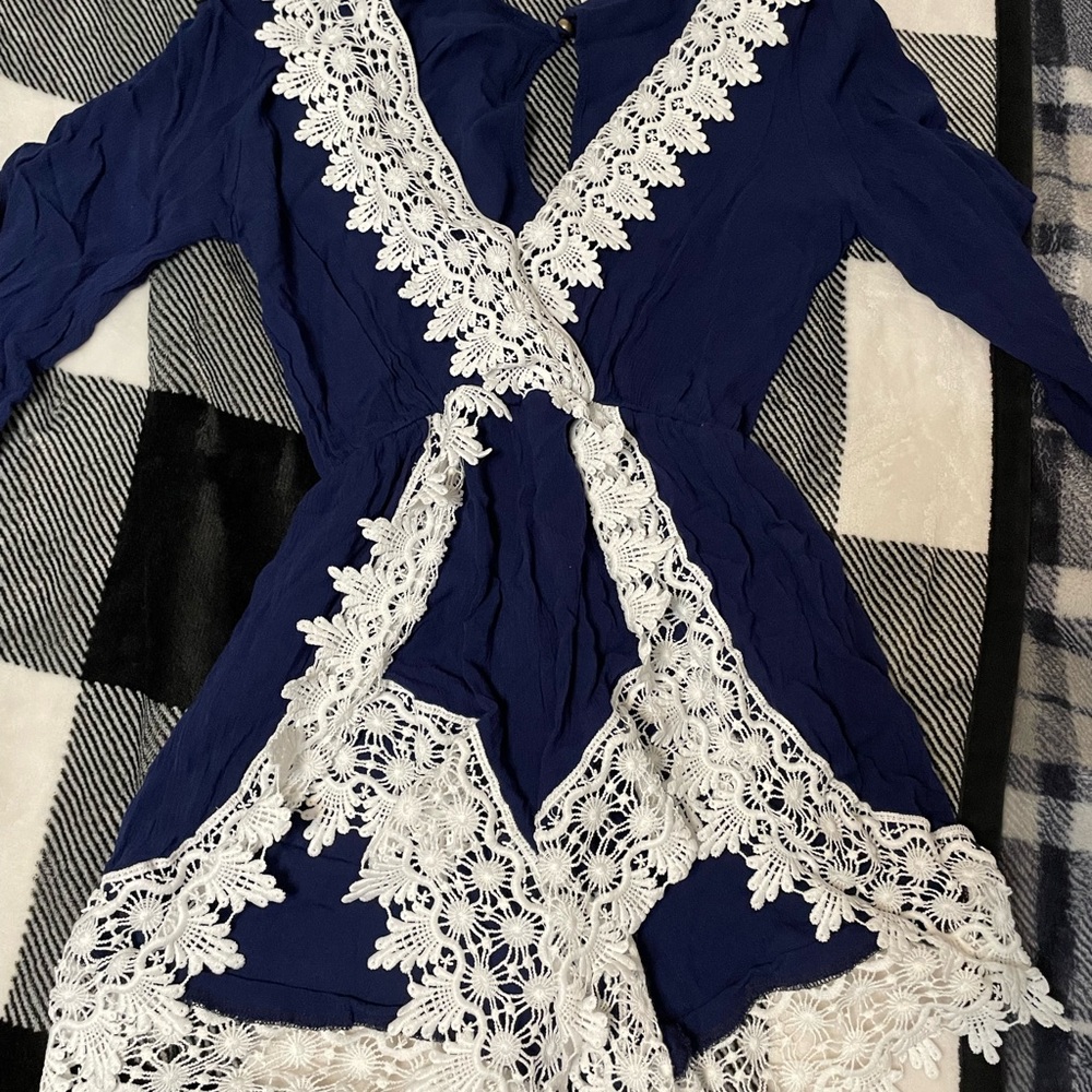 Agaci navy romper